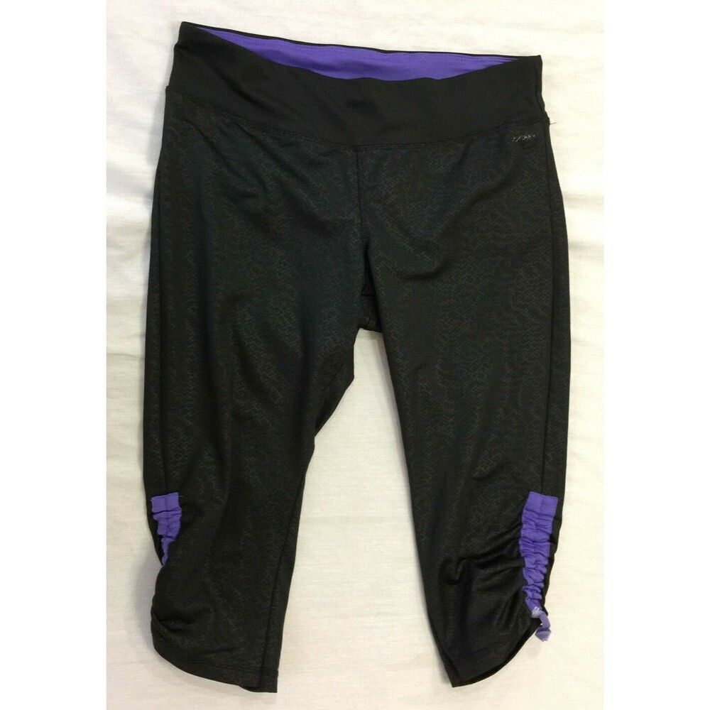 JOCKEY WOMENS ATHLETIC YOGA CAPRIS PANTS SIZE M